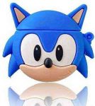 Sonic The Hedgehog for Airpods, 3D Cartoon Anime Game Characters Cute Design, Accessories Carabiner Protective Fun Fashion Character Skin Soft Silicone Cover for Air pods 2/1 (Sonic The Hedgehog)