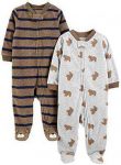 Simple Joys by Carter’s Baby Boys’ 2-Pack Fleece Footed Sleep and Play