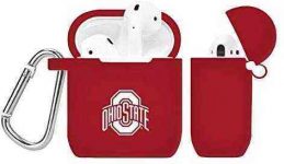 AFFINITY BANDS Ohio State Buckeyes Silicone Case Cover Compatible with Apple AirPods Battery Case