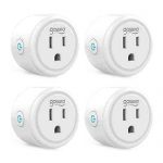 Smart Plug, Gosund Mini WiFi Outlet Works with Alexa, Google Home, No Hub Required, Remote Control Your Home Appliances from Anywhere, ETL Certified,Only Supports 2.4GHz Network(4 Pieces)