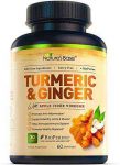 Nature’s Base Turmeric Curcumin with Ginger, 95% Curcuminoids, Apple Cider Vinegar, Tumeric Supplements, Occasional Joint Relief, Inflammatory Response,Natural Plant Based Anti-Oxidant Properties