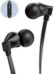 Vogek Earbuds with Microphone, Tangle-Free Flat Cord Ergonomic in-Ear Headphones with Dynamic Crystal Clear Sound, Earphones with 3.5mm Jack, S/M/L Eartips Compatible with Samsung, Android Phone