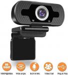 1080P Webcam, NP HD PC Webcam USB Mini Computer Camera Built-in Microphone – USB Web Camera for Live Streaming, Video Calling and Recording – Computer PC Desktop Laptop with 110° Wide View Angle A-A1