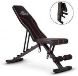FLYBIRD Adjustable Bench,Utility Weight Bench for Full Body Workout- Multi-Purpose Foldable incline/decline Bench (Black)