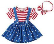 Baby Girls Skirts Set Ruffle Romper +Floral Overall Dress Button Strap Tutu Skirts Birthday Suspender Outfits