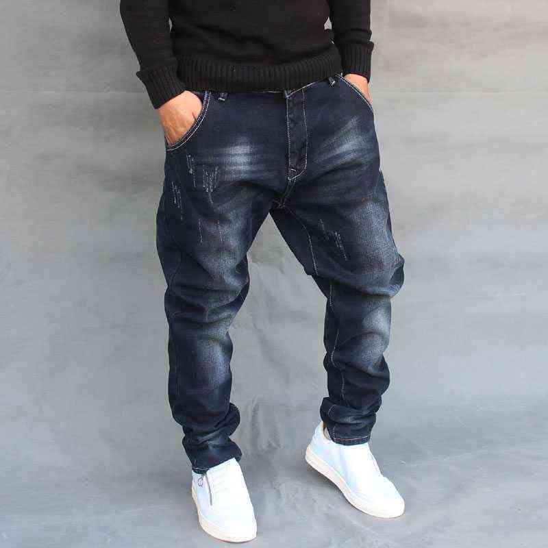 Men Casual Loose Fashion Denim Jeans | Omaxihero | DBargains