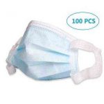 vMart 100pcs Disposable Medical Face Masks with Widen Elastic Earloop, Better Protection for Allergies, Virus, Dust