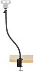 Webcam Mount – Flexible Gooseneck Arm Clamp Stand Tripod for Logitech Webcam C920s C920 C930e C922x C930 C922 C925e C615 Brio – 25 inches