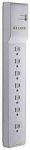 Belkin 7-Outlet Power Strip Surge Protector, 6ft Cord – Ideal for Computers, Home Theatre, Appliances, Office Equipment (2,320 Joules), White