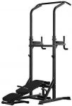 Soozier Exercise Pullup Weight Machine Power Tower with Multiple Adjustable Positions for Strengthening Many Muscles