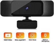 Webcam with Microphone, 1080P HD Webcam with Low Light Correction, Computer Camera Built in Dual Noise Reduction Microphone with Wide View Angel for Desktop Laptop Video Conferencing(M)