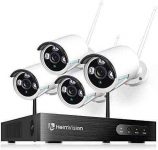 heimvision HM241 1080P Wireless Security Camera System, 8CH NVR 4Pcs Outdoor WiFi Surveillance Camera with Night Vision, Waterproof, Motion Alert, Remote Access, No Hard Disk