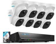 Reolink 4K 16CH PoE Video Surveillance Camera System, H.265 8pcs 8MP PoE IP Security Cameras Outdoor with a 8MP 16-Channel NVR, 3TB HDD pre-Installed,RLK16-800D8
