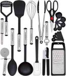 Home Hero Kitchen Utensil Set – 23 Nylon Cooking Utensils – Kitchen Utensils with Spatula – Kitchen Gadgets Cookware Set – Kitchen Tool Set