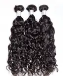 Dolago Brazilian Remy Human Hair Weave Bundles for Sale 3 Pcs Brazilian Water Wave Human Hair Extensions 10-30 inches Brazilian Hair Bundles