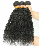 Dolago Indian Remy Hair Extensions 3B 3C Kinky Curly Human Hair Bundles 3 Pcs Indian Hair Weave Bundles 10-30 Inches Curly Hair Weave Bundles Sales