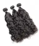 Dolago Indian Remy Human Hair Weave Bundles for Sale 3 Pcs Indian Water Wave Human Hair Extensions 10-30 Inches Indian Hair Bundles