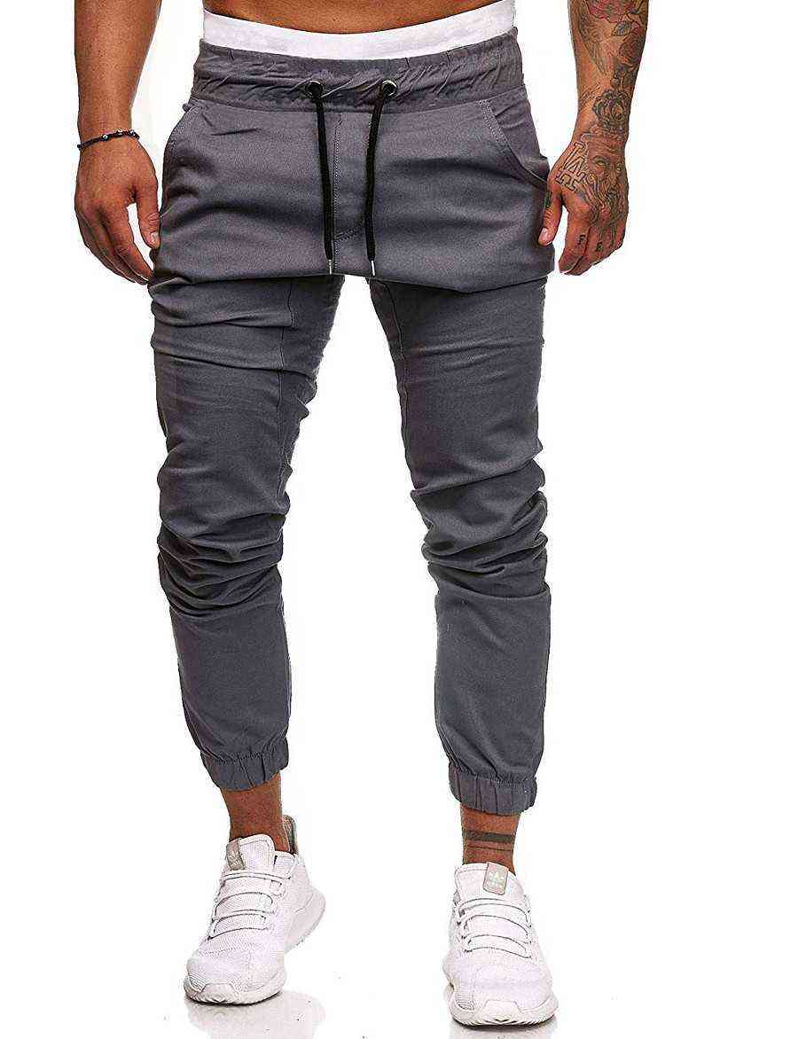 Men's Basic Daily Going out Sweatpants Pants Solid Colored Drawstring ...