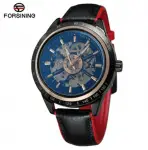 New Forsining F340S Mens Fashion Casual Hollow Waterproof Automatic Mechanical Watch – Red White China