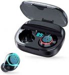 Wireless Mini Earbuds Waterproof Bluetooth Earbuds Touch Control TWS Stereo in-Ear Headphones Wireless Bluetooth Earphones with Microphone Compatible with iPhone and Android
