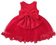 MSemis Infant Baby Girls Floral Lace Tutu Dress Bridesmaid Wedding Flower Girl Dress Ball Gown