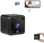 TeamMe Mini Spy Camera, WiFi Wireless Hidden Camera, HM206 1080P HD Small Home Security Camera with 32G SD Card, Night Vision, Motion Detection, Rechargeable Tiny Nanny Cam for Indoor Outdoor