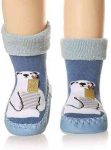 Baby Boy Girl Animal Moccasins Non-Skid Indoor Slipper Toddlers Winter Warm Shoes Socks