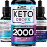 Keto Diet Drops with BHB Exogenous Ketones – Made in USA – Fat Burner & Appetite Suppressant – Natural Keto Liquid – Keto Weight Loss