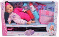 Gi-Go 14″ Baby Doll with Stroller Set