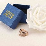 JASSY® Sweet Rose Gold Ring Fashion Multilayer Zirconia Women Jewelry | NewChic