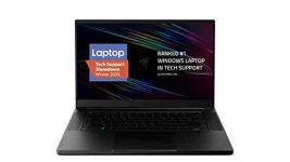 Razer Blade 15 Base Gaming Laptop 2020: Intel Core i7-10750H 6-Core, NVIDIA GeForce RTX 2070 Max-Q, 15.6″ 4K OLED, 16GB RAM, 512GB SSD, CNC Aluminum, Chroma RGB, Thunderbolt 3, Creator Ready, Black
