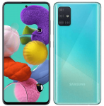 Samsung Galaxy A51 (128GB, 4GB) 6.5″, 48MP Quad Camera, Dual SIM GSM Unlocked A515F/DS- Global 4G LTE International Model – Prism Crush Blue