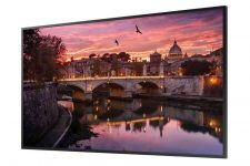 Samsung QB65R 65 inch 4K UHD 3840×2160 LED Commercial Signage Display for Business with HDMI, Wi-Fi, and 3-Year Warranty, 350 nit (LH65QBREBGCXZA), Black