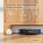 eufy by Anker, BoostIQ RoboVac 11S (Slim), Robot Vacuum Cleaner, Super-Thin, 1300Pa Strong Suction, Quiet, Self-Charging Robotic Vacuum Cleaner, Cleans Hard Floors to Medium-Pile Carpets
