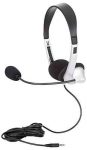Egghead EGG-IAG-1007TRSS-10-PK-SO Mobile-Ready Multimedia Headset with Volume Control, Black/Silver (Pack of 10)