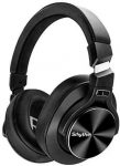 Noise Cancelling Headphones Bluetooth V5.0 Wireless,40Hours Playtime Headsets Over Ear with Microphones&Fast Charge,Srhythm NC75 Pro for TV/PC/Cell Phone – Low Latency