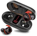 pendali Wireless Earbuds Bluetooth 5.1, IPX7 Waterproof Earbuds TWS Stereo Headphones with Portable Charging Case, LED Battery Display, Touch Control, in-Ear Earphones Headset for Sport/Travel/Gym