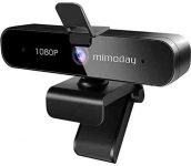 Full HD 1080P USB Web Camera (30fps), Plug & Play Webcam with Built-in Dual Microphone, Multi-Compatible, for Video Conferencing, Recording, and Streaming