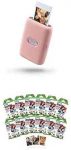 Fujifilm Instax Mini Link Smartphone Printer – Dusky Pink + w/120-pack