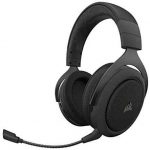 Corsair HS70 Pro Wireless Gaming Headset – 7.1 Surround Sound Headphones for PC, PS5, and PS4 – Discord Certified – 50mm Drivers – Carbon