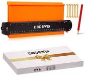 Tools for Men Dad Husband, Contour Gauge Profile Tool, Cool Gadgets, Birthday Gifts for Men Him Women Fathers Day, Profile Gauge Duplicator with Lock Must Have Corner Tool for DIY Handyman Home Decor