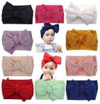 Baby Nylon Headbands Hairbands Hair Bow Elastics for Baby Girls Newborn Infant Toddlers Kids