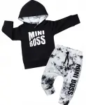 Toddler Infant Baby Boy Dinosaur Hoodie Cute Baby Boy Sweatsuit Baby Top + Dinosaur Pants 2PCS Outfits Set