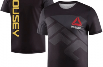 Mens UFC Reebok Ronda Rousey Black & Gold Jersey – MMA Overload