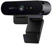 Logitech BRIO Ultra HD Webcam for Video Conferencing, Recording, and Streaming – Black