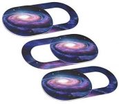 Webcam Cover Laptop Camera Slide, 0.028 Inch Ultra Thin Web Camera Cover for Computer iPad MacBook Pro iMac Smartphone Mac PC, Protect Your Privacy Security (Starry Sky Purple)