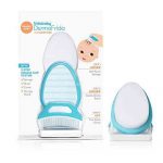 The 3-Step Cradle Cap System by Fridababy | DermaFrida The FlakeFixer | Sponge, Brush, Comb and Storage Stand for Babies with Cradle Cap