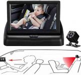 Itomoro Baby Car Mirror, View Infant in Rear Facing Seat with Wide Crystal Clear View,Camera aimed at baby-Easily to Observe The Baby’s Every Move