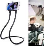 B-Land Cell Phone Holder, Universal Mobile Phone Stand, Lazy Bracket, DIY Flexible Mount Stand with Multiple Function (Black)