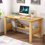 Home Office Desks with Open Shelf, Desktop Computer Desk, Writing Table for Study Room and Bedroom, Corner Desk for Home Decoration, Shipped from US (B)
